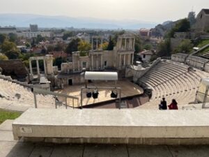 Roman Ruins, theatre, in Plovdiv