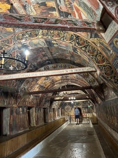 tunnel-shaped church at Arbanasi near Veliko Tarnovo.